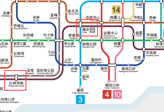 深圳灣公園 | 方案 C:高鐵(西九龍至福田站)