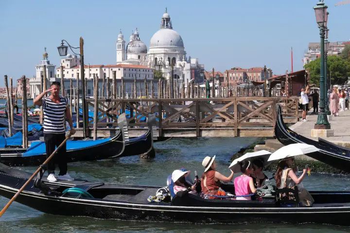 Tourist on the Gondola