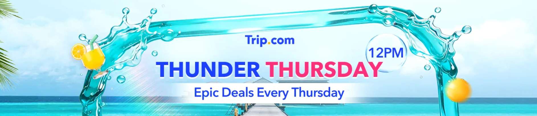 Thunder Thursday Weekly Flash Sale: up to 50% Off Hotels Every Thursday