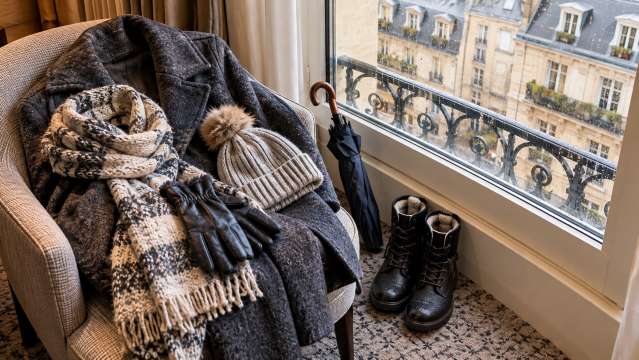 パリの冬の服装は防寒と雨への備えが大切