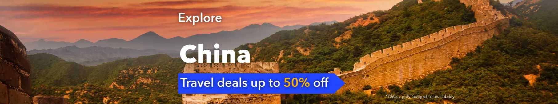 Trip.com Promo Code USA: Trip.com Go China Mainland Travel Deals Up to 50% Off