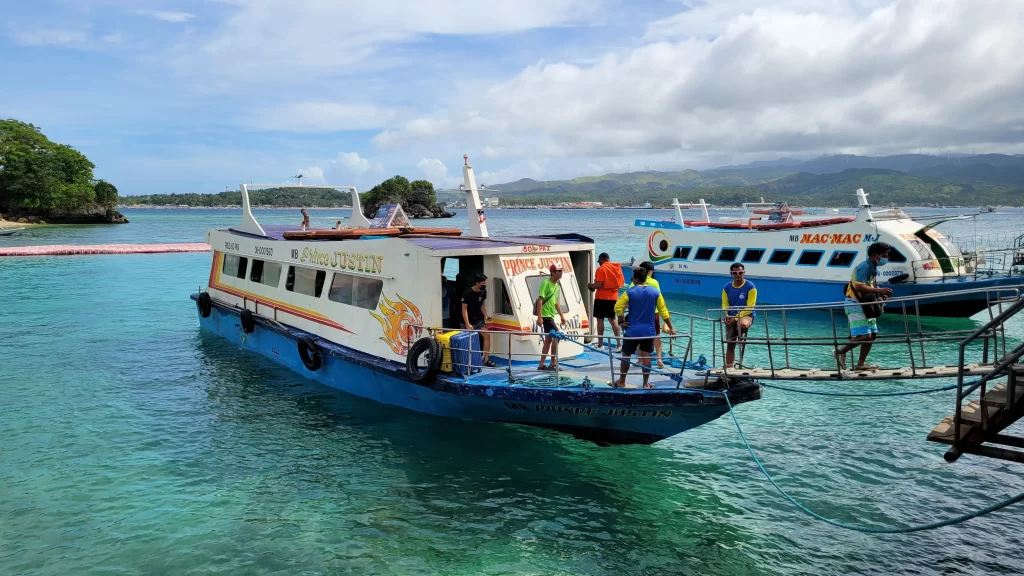 Boat Ride to Boracay Island
