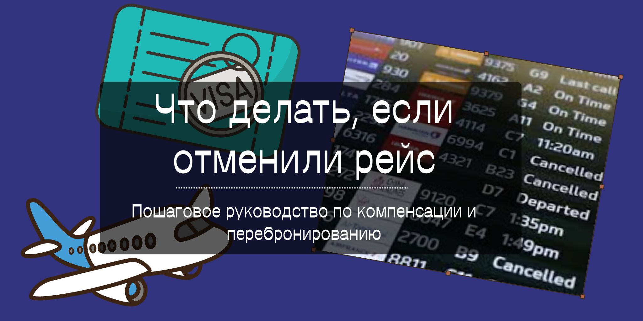 что делать если отменили рейс