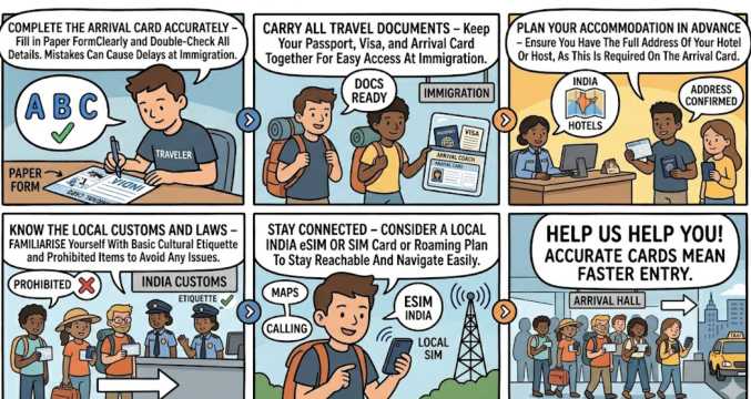 Tips Apply Arrival Card