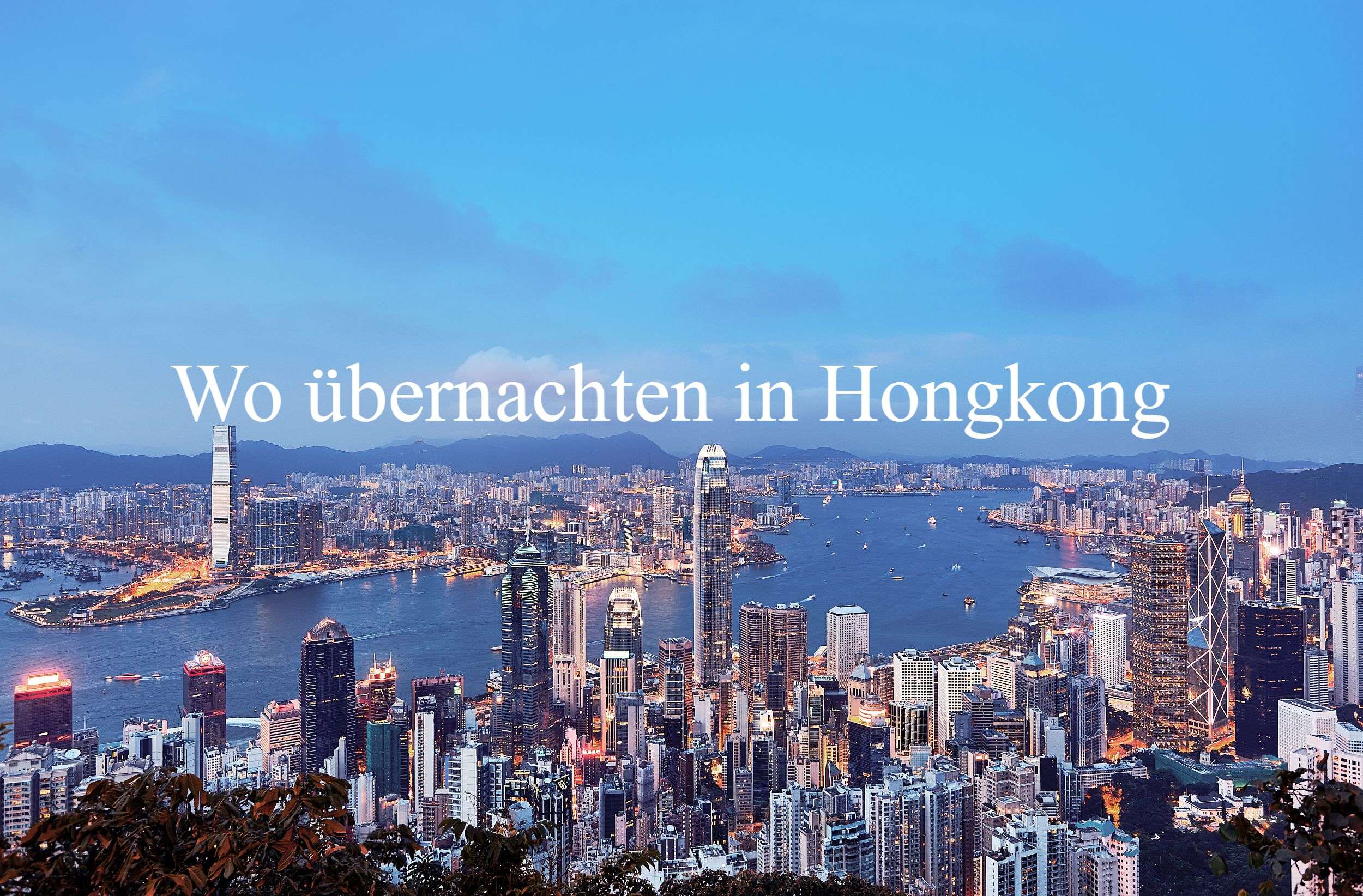 Wo übernachten in Hongkong