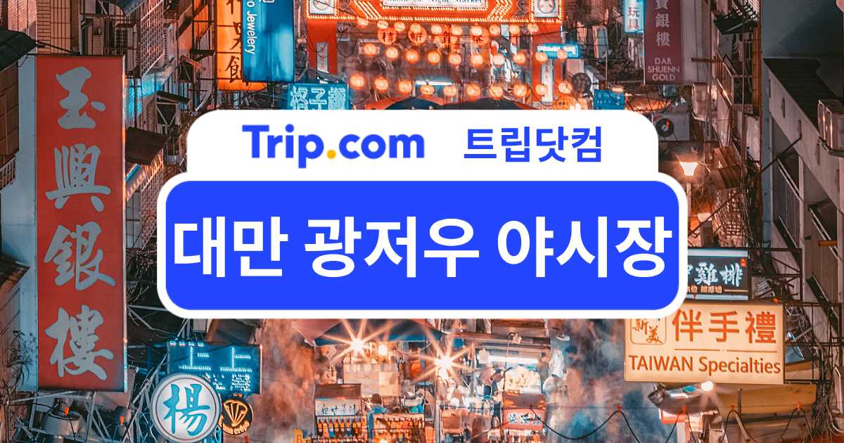 대만 광저우 야시장
