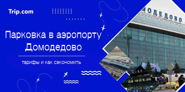 Парковка в аэропорту Домодедово: цены и схема парковок 2026 | Trip.com
