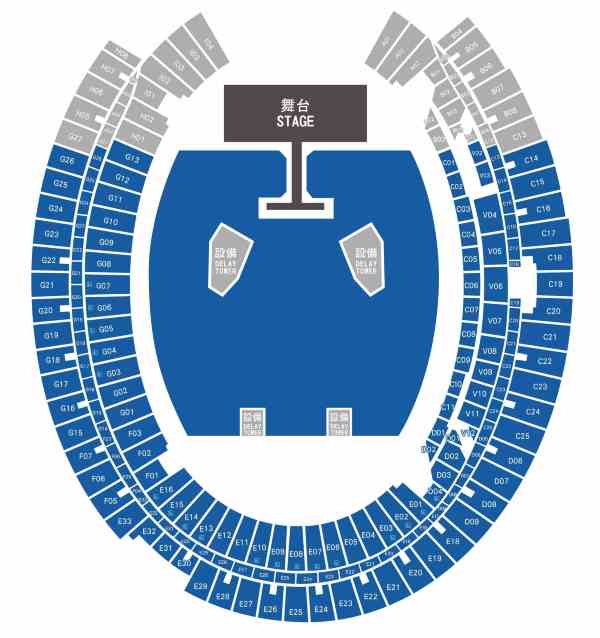 Post Malone 演唱會座位圖