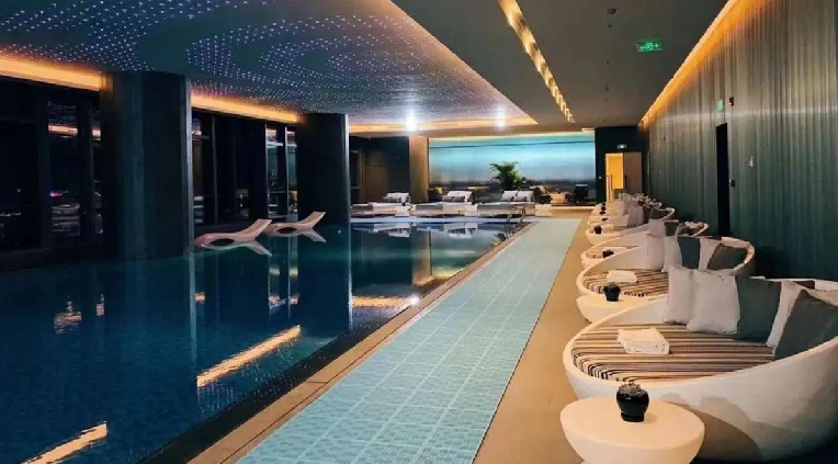 Massageraum eines 24-Stunden-Spas in China