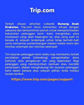 Panduan Perjalanan Saat Erupsi Anak Krakatau | Trip.com