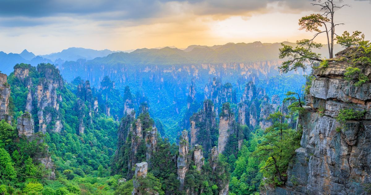 Entrada sur del Parque Nacional de Zhangjiajie (taquilla)