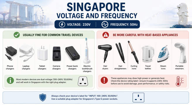 Singapore Voltage and Frequency