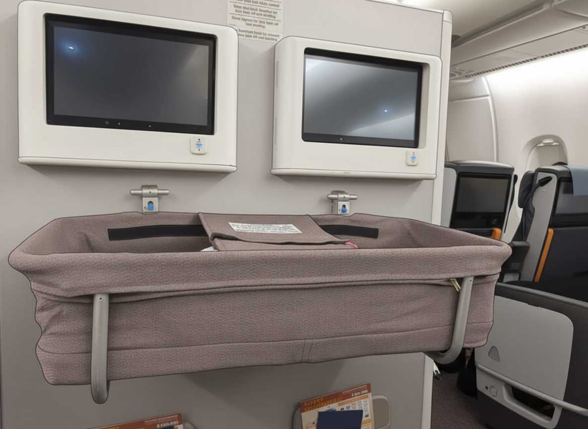 bassinet seat on the plane