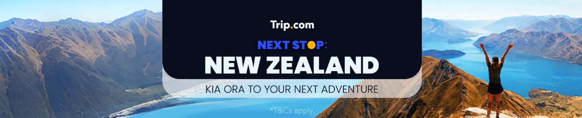 Trip.com Next Stop New Zealand Travel Deals