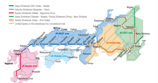 osaka railway map