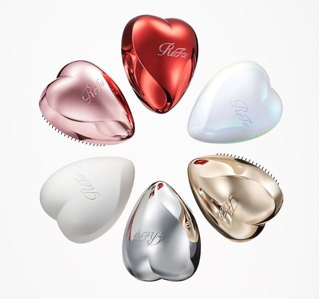หวีป้องกันไฟฟ้าสถิตย์ ReFa HEART BRUSH