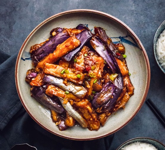 Halal Fish-Flavored Eggplant