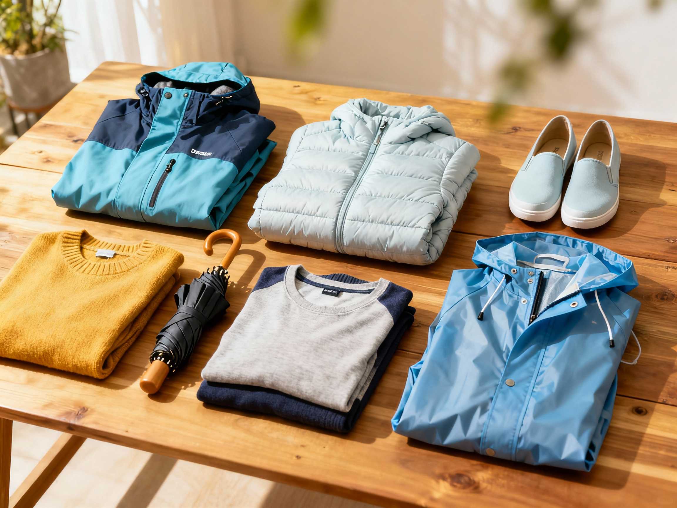 clothes and things to pack