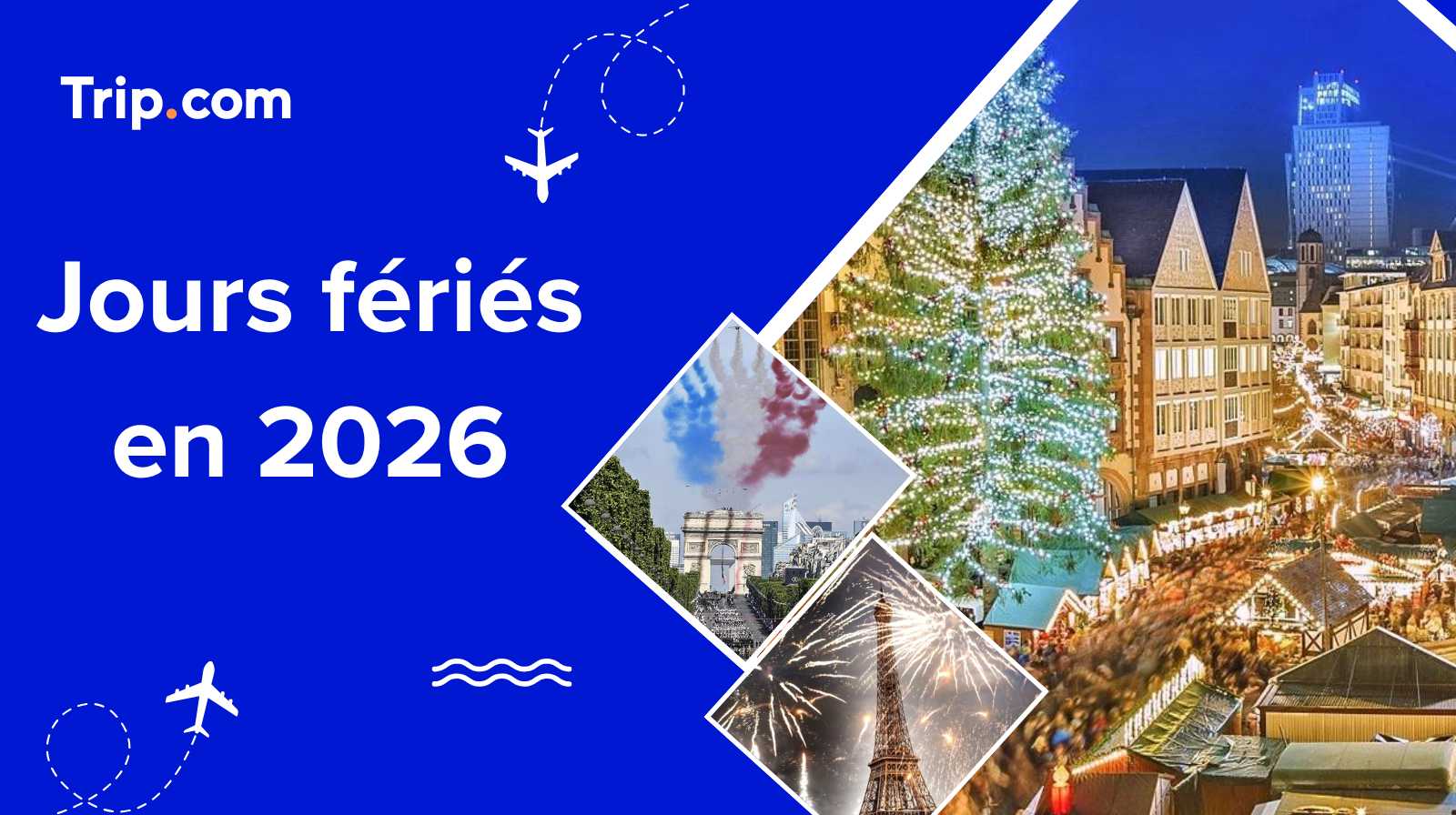 Calendriers 2026 des jours fériés