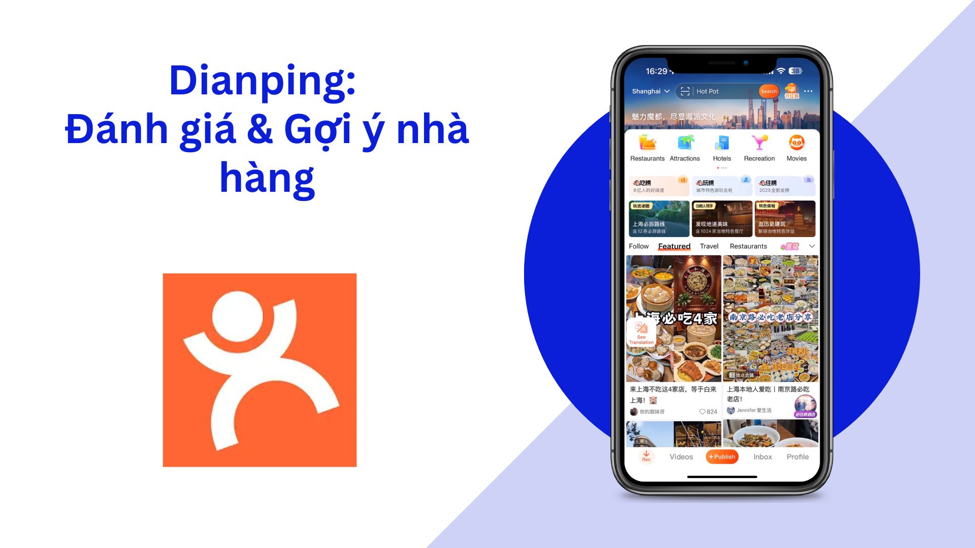 Dianping: Đánh giá & Gợi ý nhà hàng
