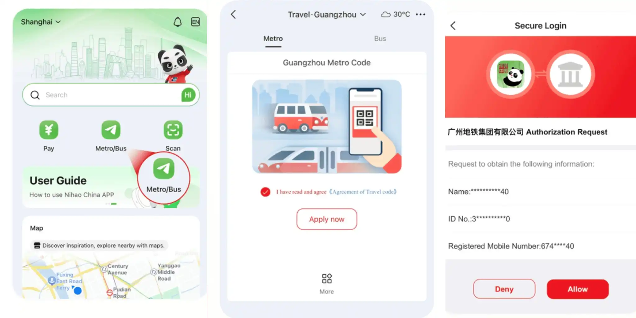 How to Use Nihao China for Metro and Bus Travel