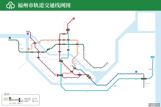 Fuzhou Metro map