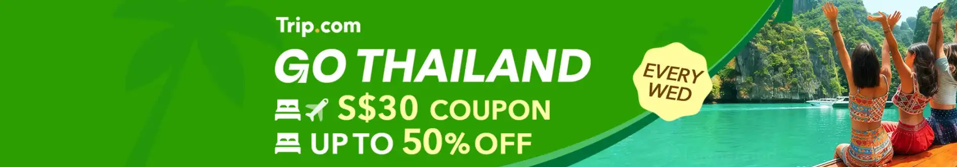 Trip.com Promo Code Singapore: Thailand