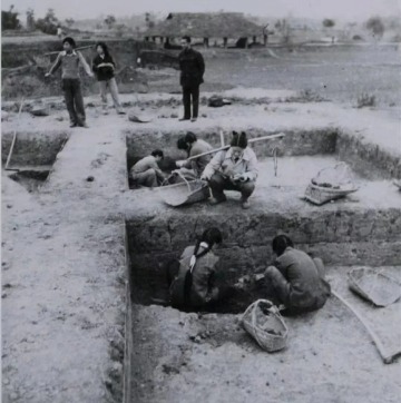 三星堆考古挖掘現場