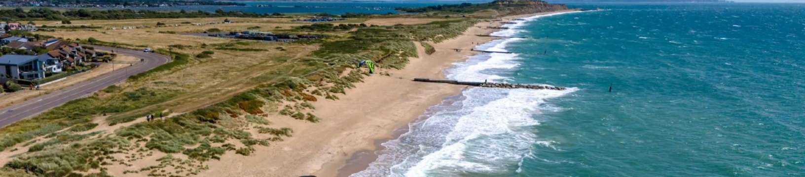 Ride to the tide at Southbourne Beach