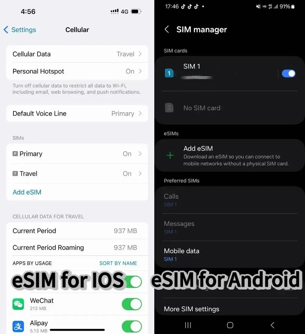How to Set Up eSIM for iPhone & Android