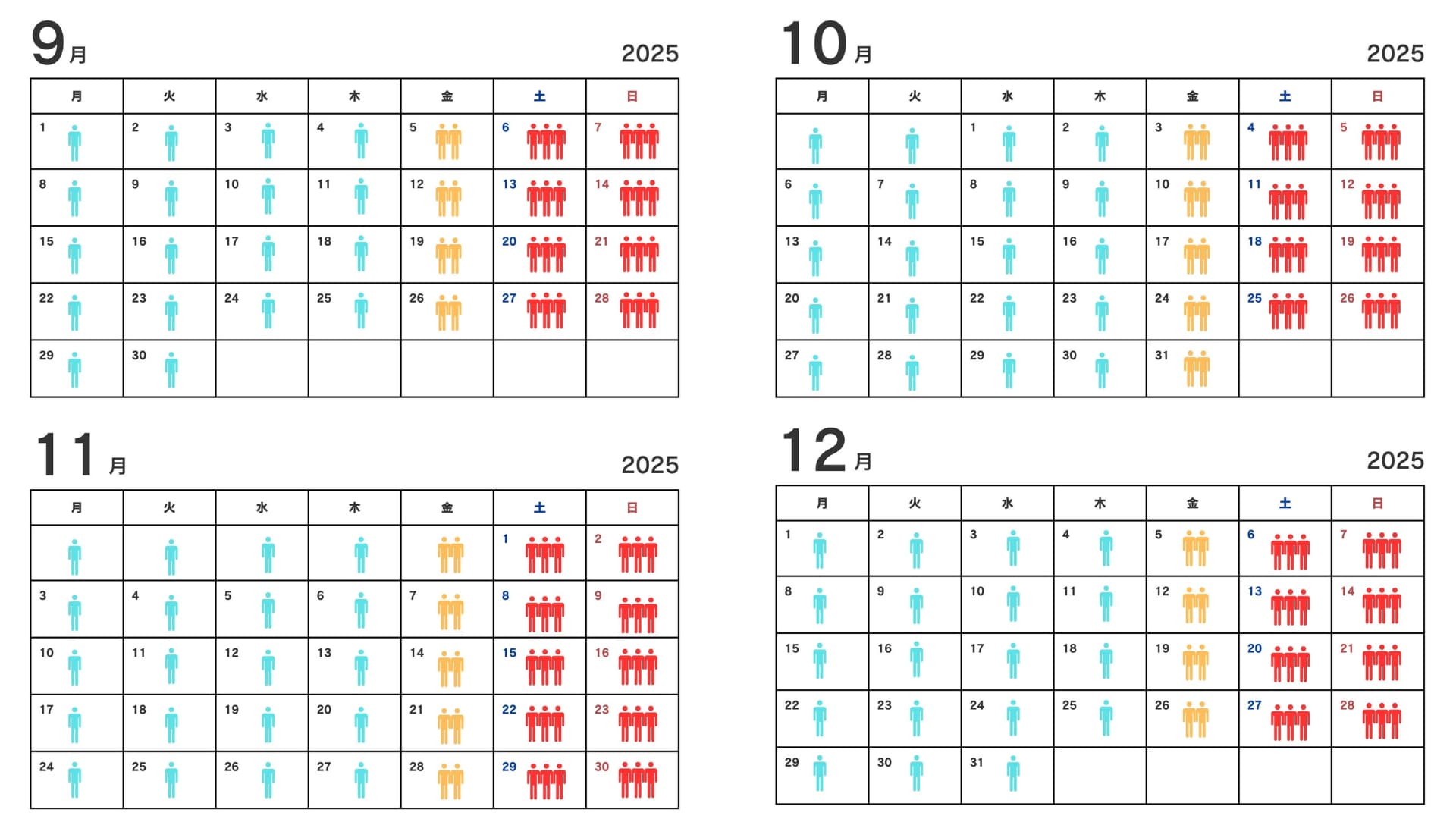 上海ディズニーの混雑予想カレンダー