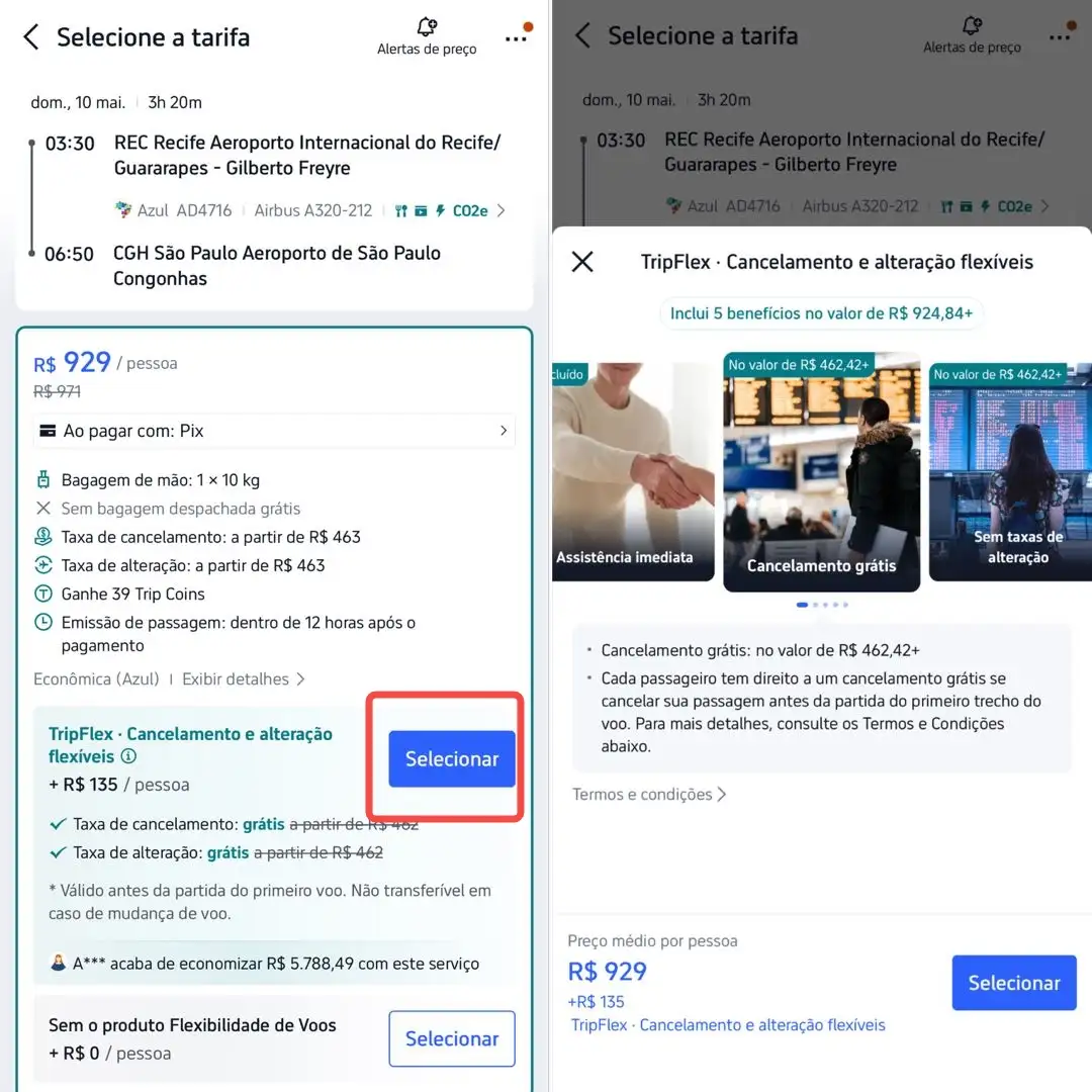 Como aproveitar a flexibilidade de voos da Trip.com
