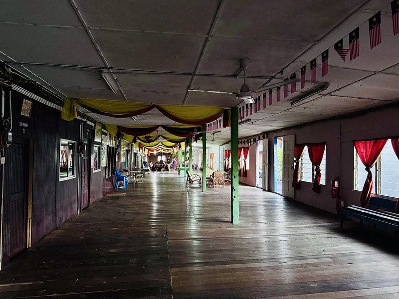 Bawang Assan Iban Longhouses