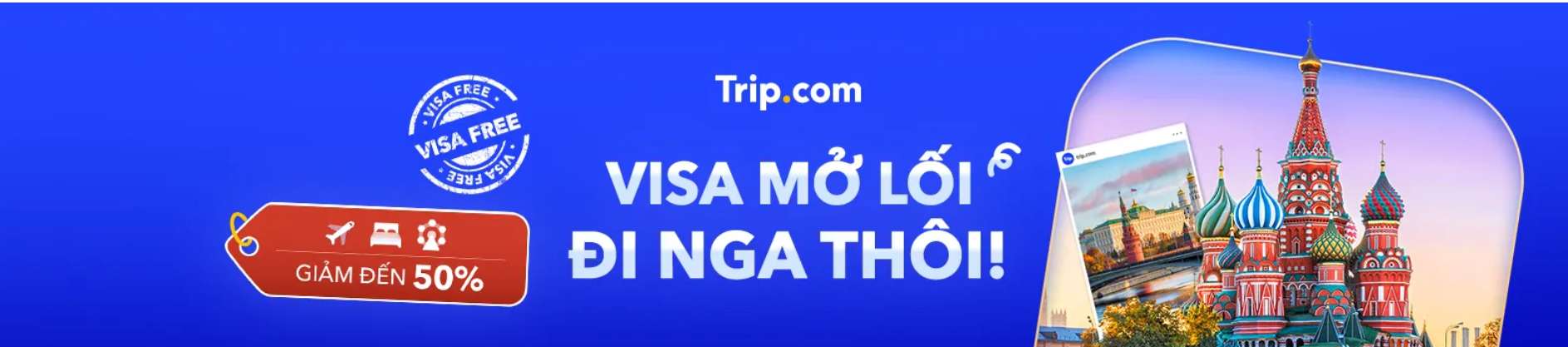 đi Nga cùng Trip