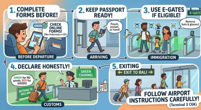 Process Bali Arrival