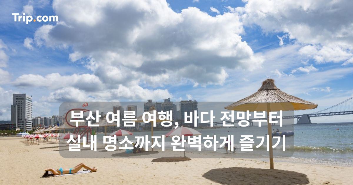 부산 여름 여행, 바다 전망부터 실내 명소까지 즐기기 | 트립닷컴