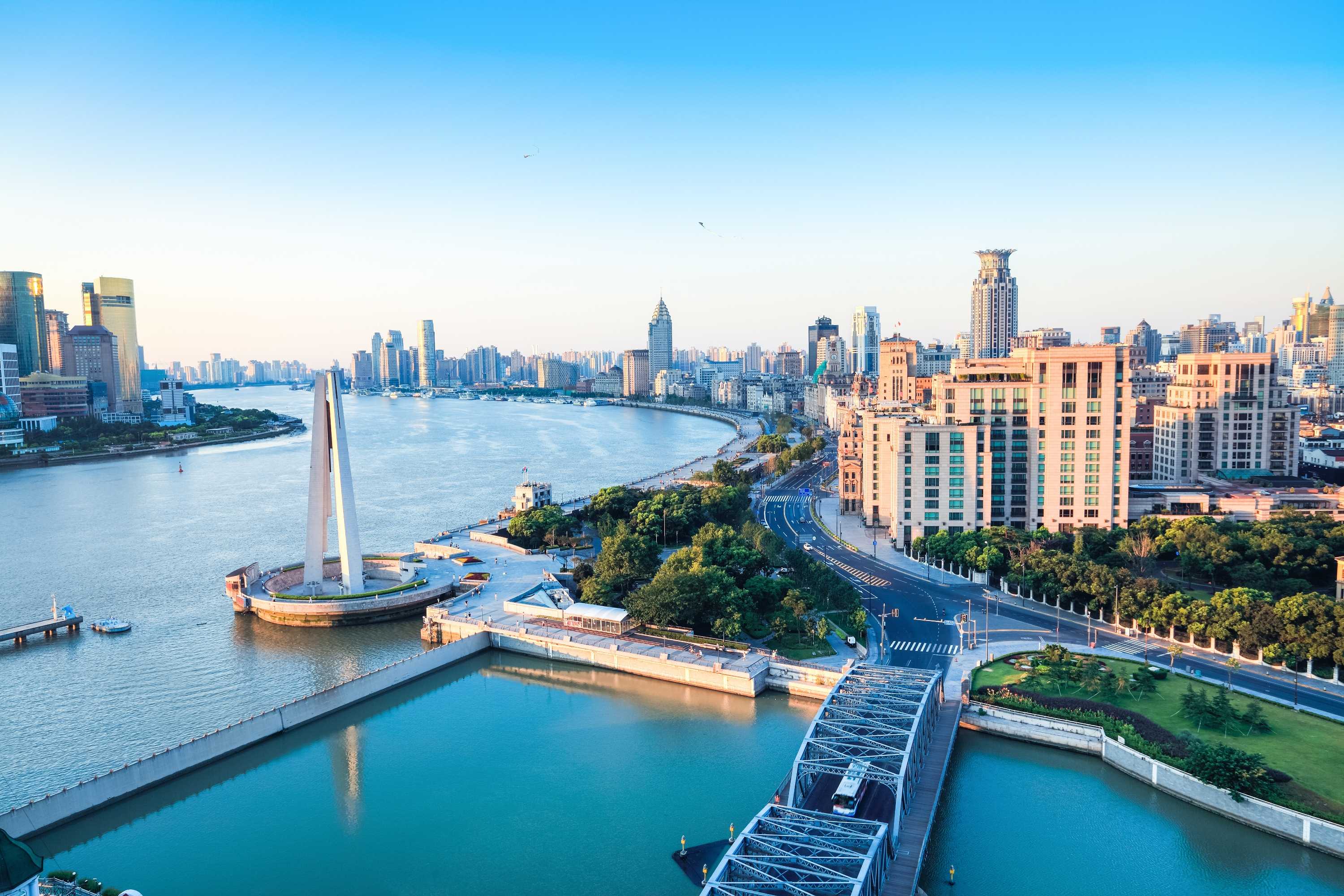 The Bund in Shanghai