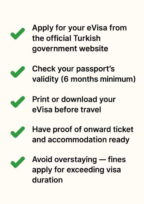 Tips Turkiye Visa