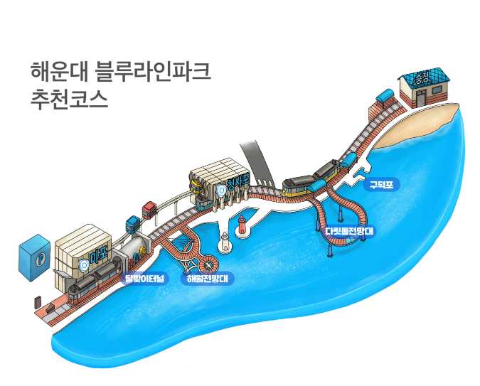 해운대 블루라인파크 청사포정거장