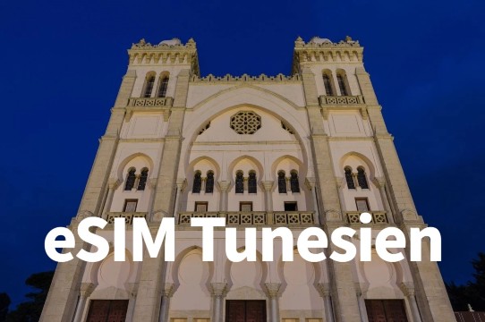 Beste eSIM für Tunesien ab 0,47 €