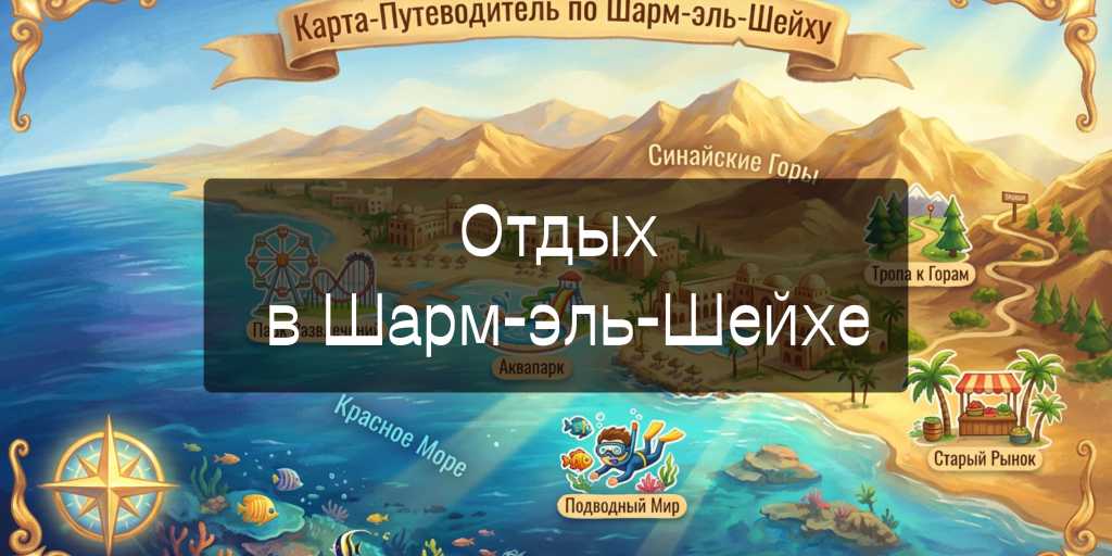 Тематическая карта Шарм-эль-Шейха.
