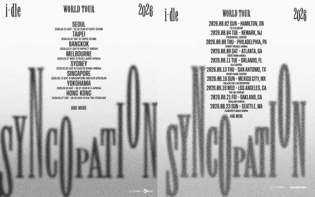2026 i-dle《Syncopation》世界巡迴演唱會