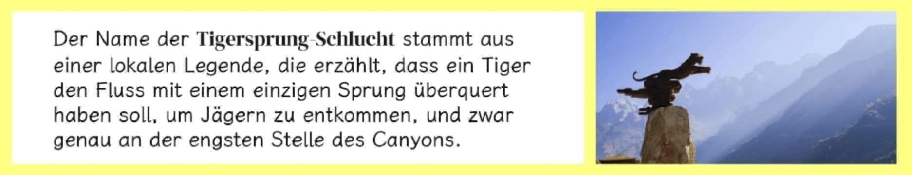 Tigersprung-Schlucht