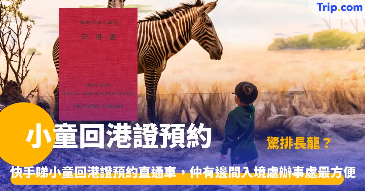 小童回港證預約 | 最新申請指南與所需文件一覽 | Trip.com