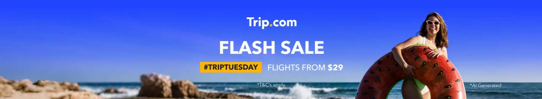 Trip.com Promo Code Australia: TripTuesday Flight Flash Deals
