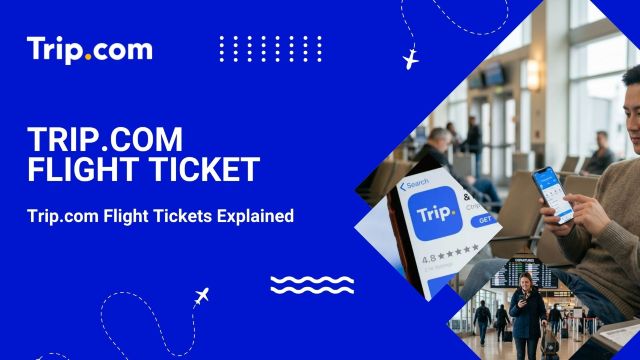 Trip.com Flight Ticket Cover