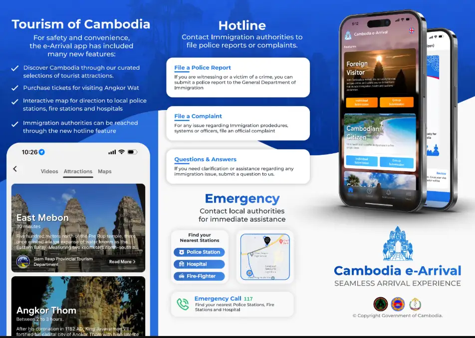 How to Complete the Cambodia e-Arrival Card Online