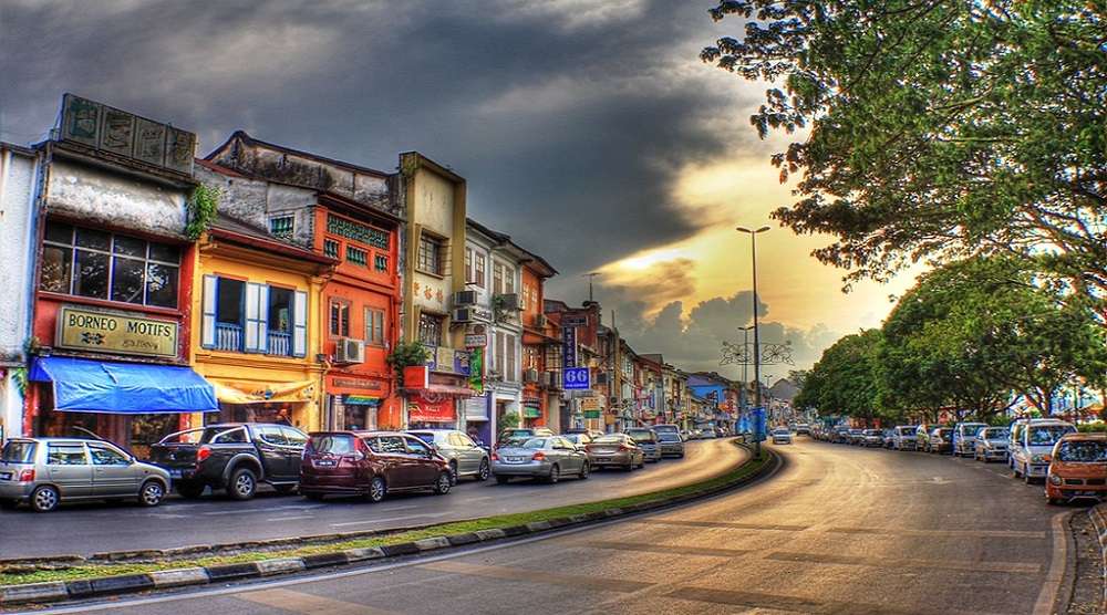 Streets of Main Bazaar, Kuching
