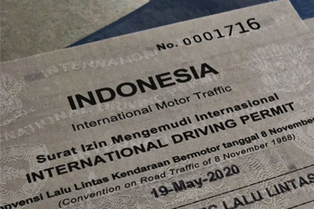 International driving permit Indonesia