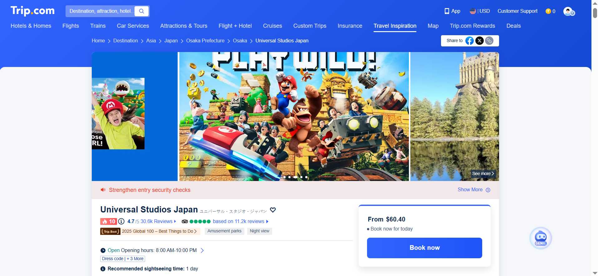 How to Buy Universal Studios Japan Tickets on Trip.com?